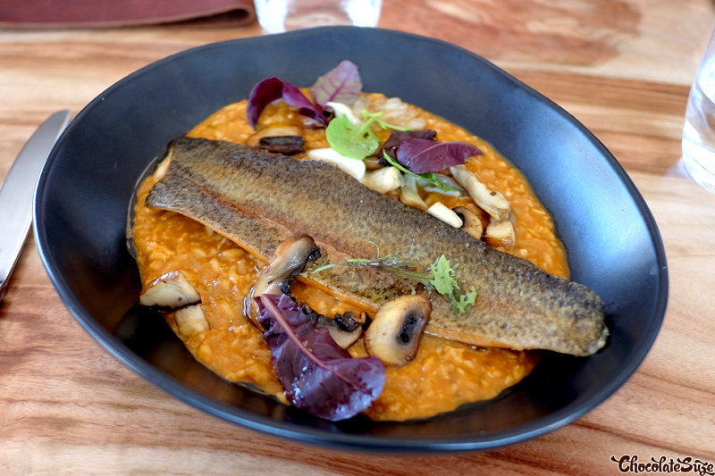 Smoked rainbow trout, The Herring Room, Manly